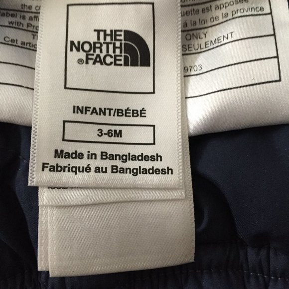 North Face Reversible Snow Pants 3-6 Months - Picture 7 of 7